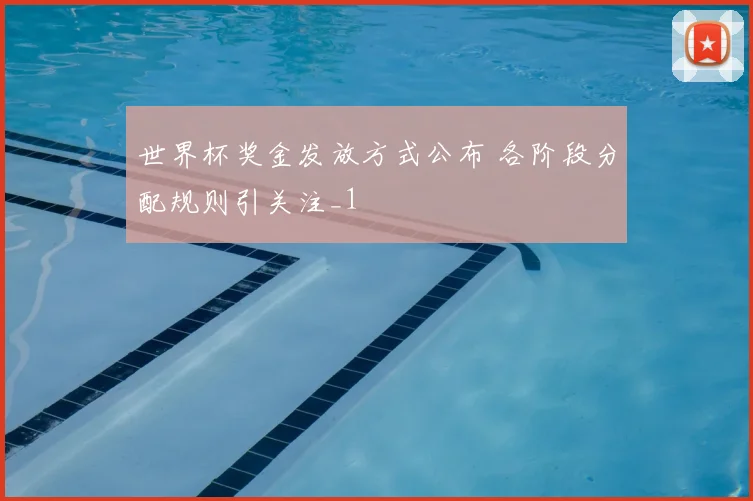 世界杯奖金发放方式公布 各阶段分配规则引关注_1